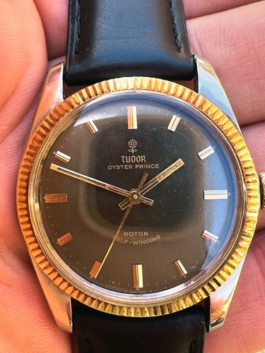 14k gold rolex tudor - gold/ss,